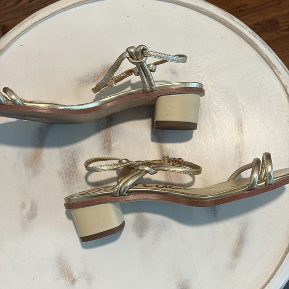 Sam Edelman Gold Sandals - Picture 12 of 14